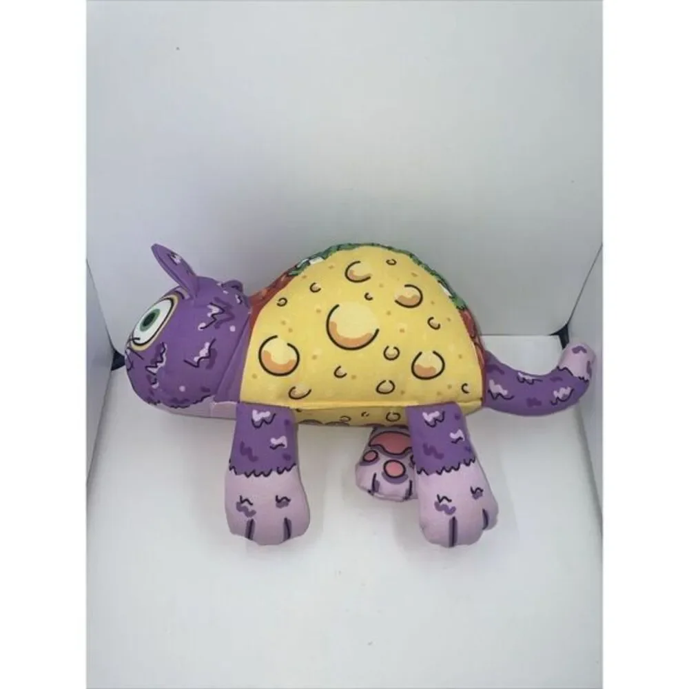 Fat Cat‎ Dawg Series Taco Cato Plush Squeaker Dog Toy